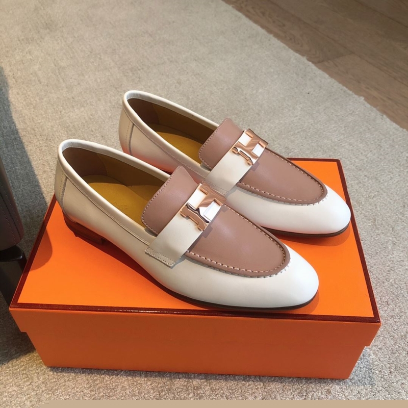 H**mes leather shoes